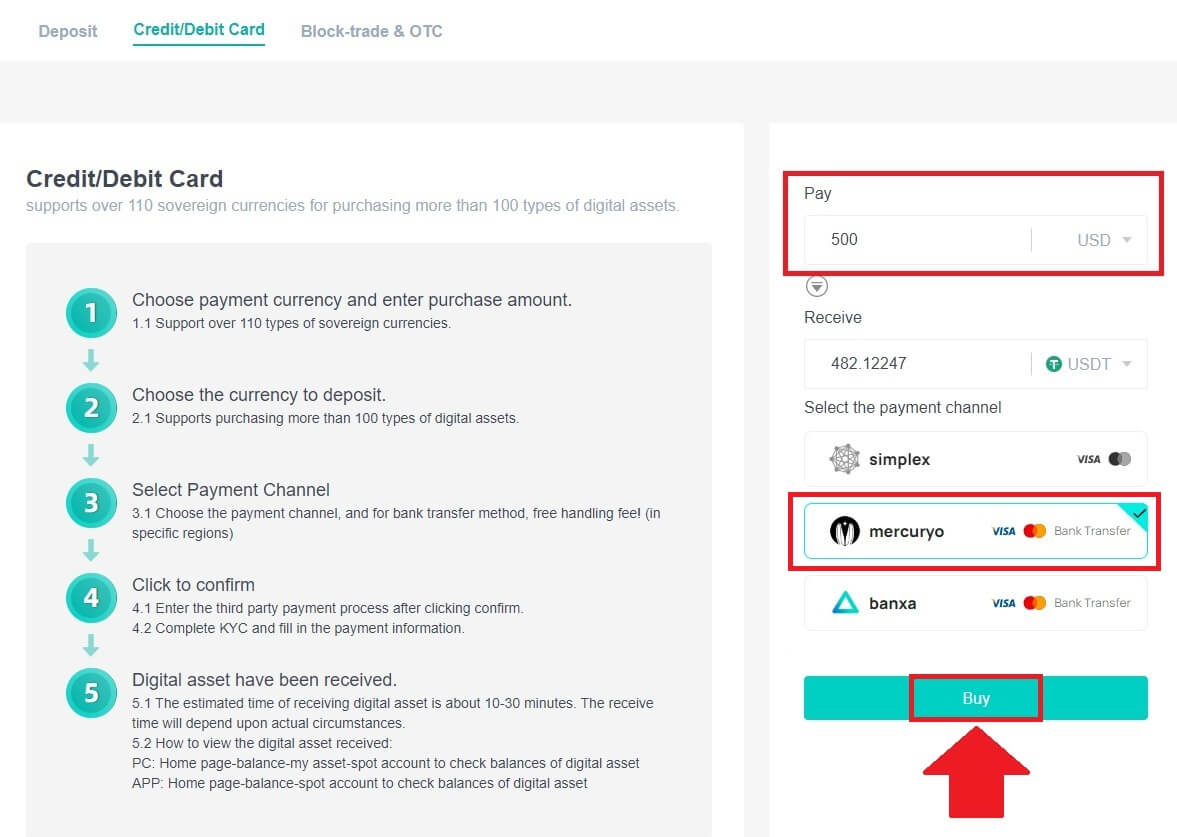 How to Deposit on DigiFinex