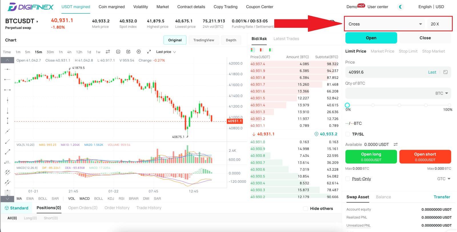 Conas Trádáil Futures a dhéanamh ar DigiFinex Conas Trádáil Futures a dhéanamh ar DigiFinex