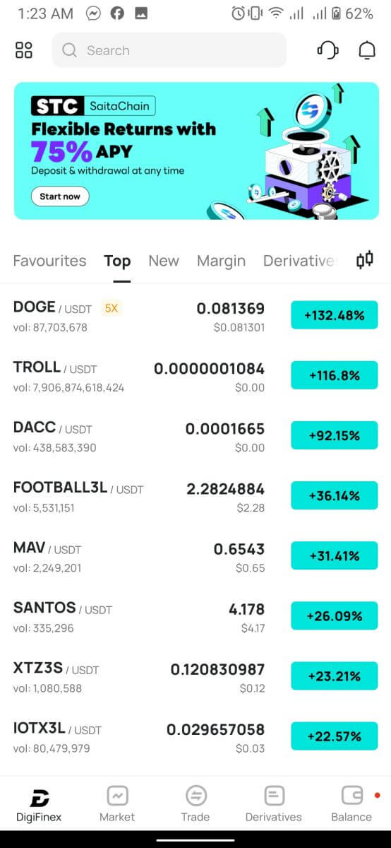 Hvernig á að hlaða niður og setja upp DigiFinex forrit fyrir farsíma (Android, iOS) Hvernig á að hlaða niður og setja upp DigiFinex forrit fyrir farsíma (Android, iOS)