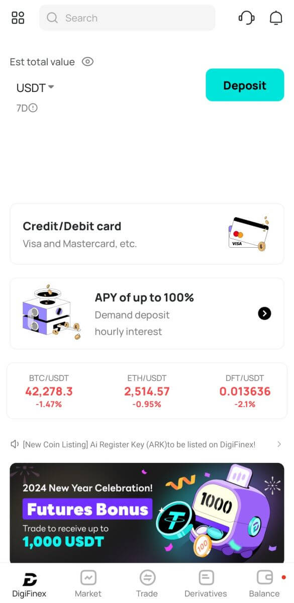 Cara Mendaftar dan Mengesahkan Akaun di DigiFinex Cara Mendaftar dan Mengesahkan Akaun di DigiFinex