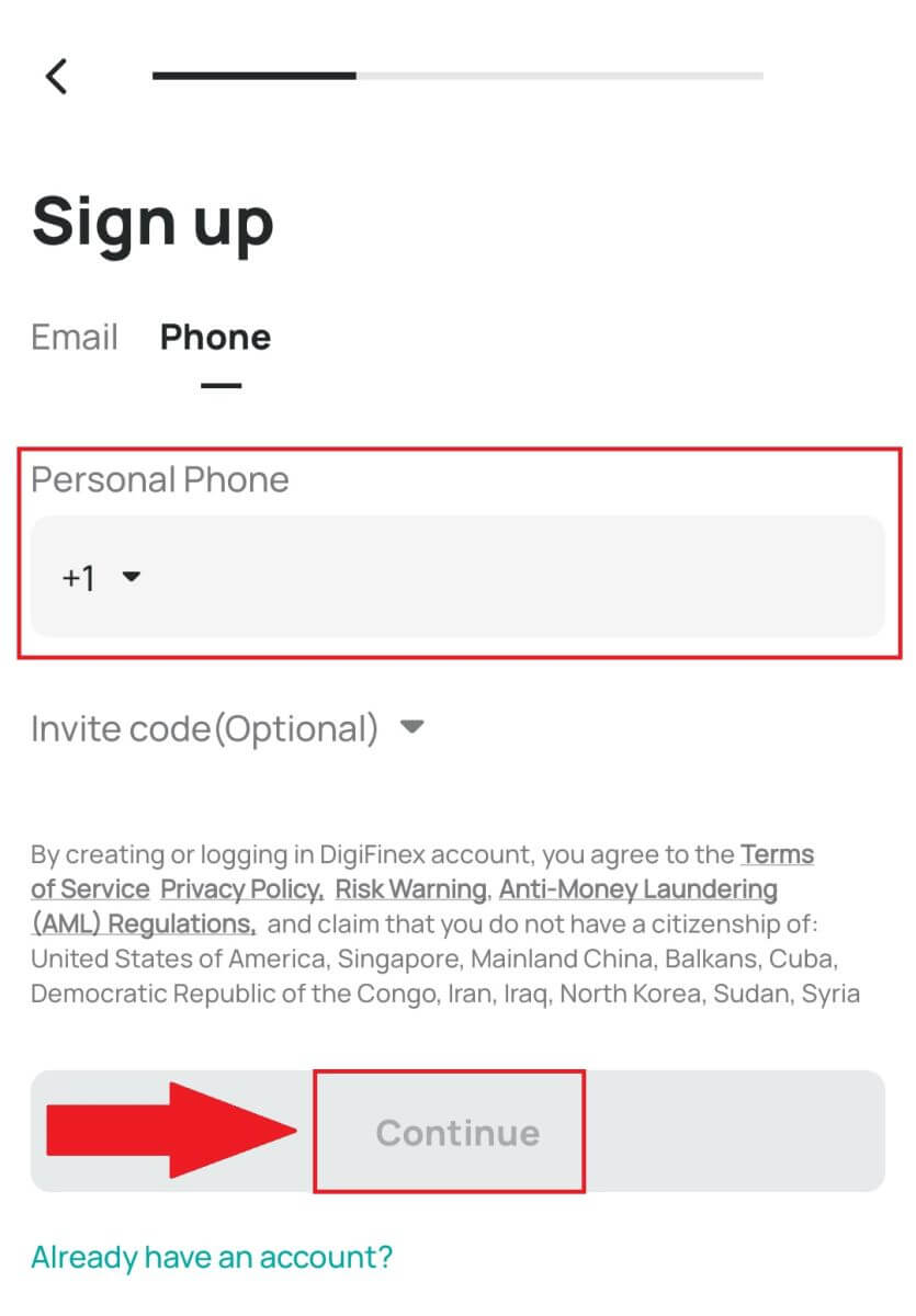 Kako se prijaviti in prijaviti v račun DigiFinex Kako se prijaviti in prijaviti v račun DigiFinex
